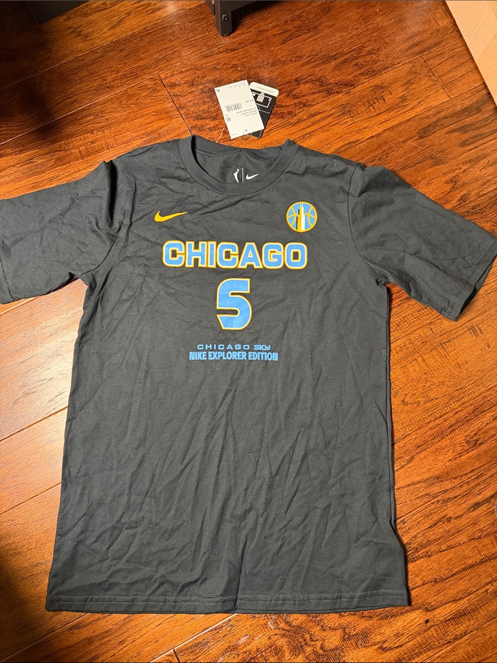 Nike Chicago Explorer Edition Men's Shirt - Black with Blue and Yellow Accents
